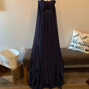 Blue David’s Bridal Brides maid dress